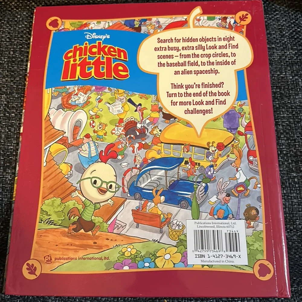 Disney Chicken Little Look and Find Hardcover Search & Find Book 2005